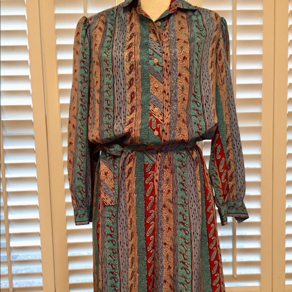 Schader Sport petites size 16 Print Dress - Picture 3 of 8